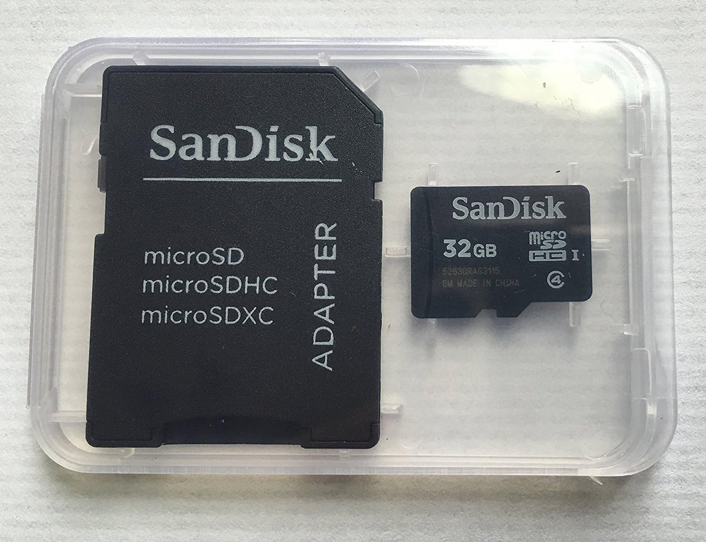 Sandisk 32GB 4 MicroSDHC High Speed Class Card with MicroSD to SD Adapter