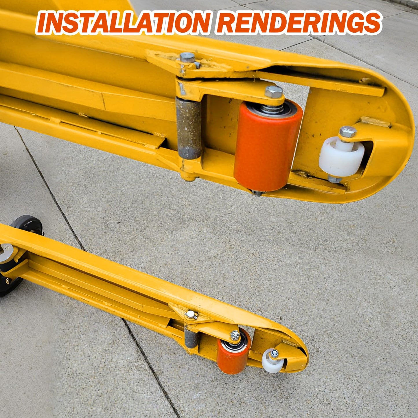 SHUNTALL Load Wheel Compatible with Toyota Model Electric Pallet Jack Lift Truck 8HBW23 2Pcs