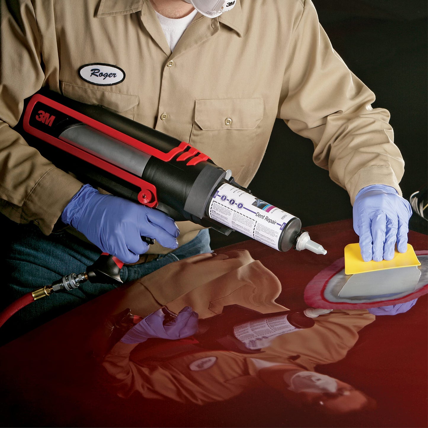 3M Dynamic Mixing Applicator - Pneumatic, 05846, Works With 3M Dynamic Mixing System