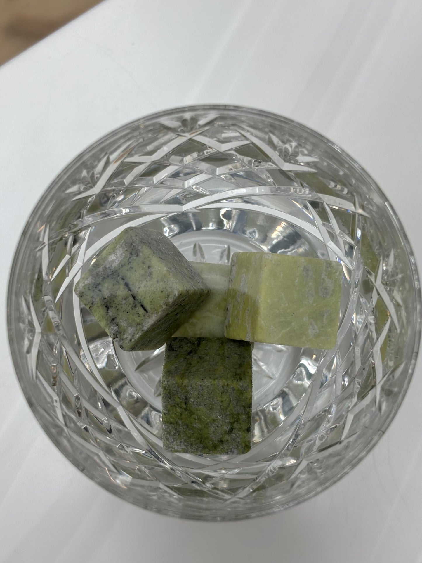JC Walsh and Sons Set of 4 Whiskey Stones Irish Connemara Marble Chilling Rocks Reusable Ice Cubes Scotch, Bourbon, Liquor and Cocktail DrinksStones Bar Accessories Gifts for Men