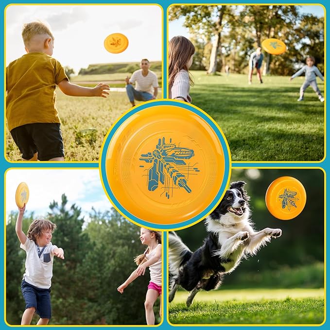 Wham-O Frisbee Go Flying Disc, 9 Inch Lightweight Sports Disc for Beginners Outdoor Beach Backyard Lawn Park Camping Family Activity Game - 70g