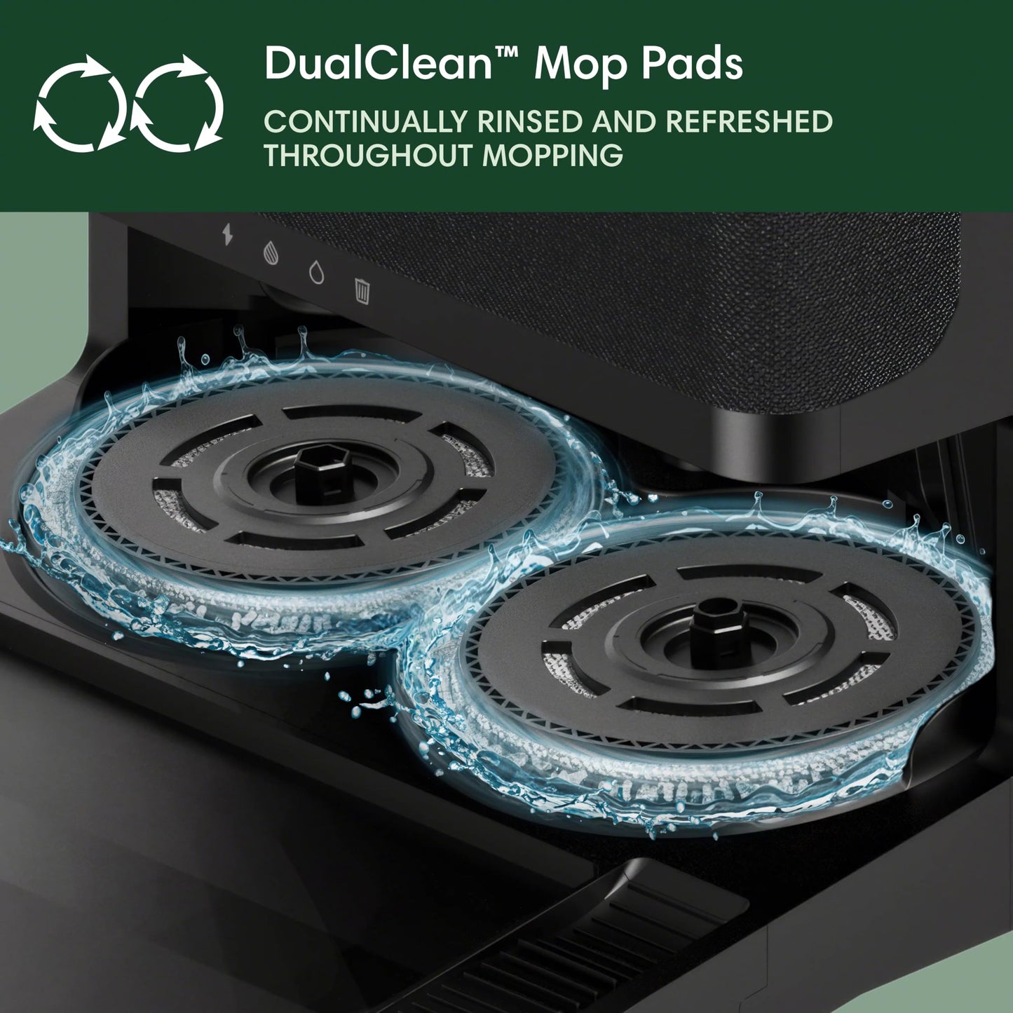 iRobot Roomba Plus 405 (G181) 2in1 Vacuum & Mop Robot with AutoWash Dock - Dual Spinning, Smart & Fast Mapping, Ideal for Pet Hair, Self-Empties 75 Days, Intense Suction, Pad Washing & Drying