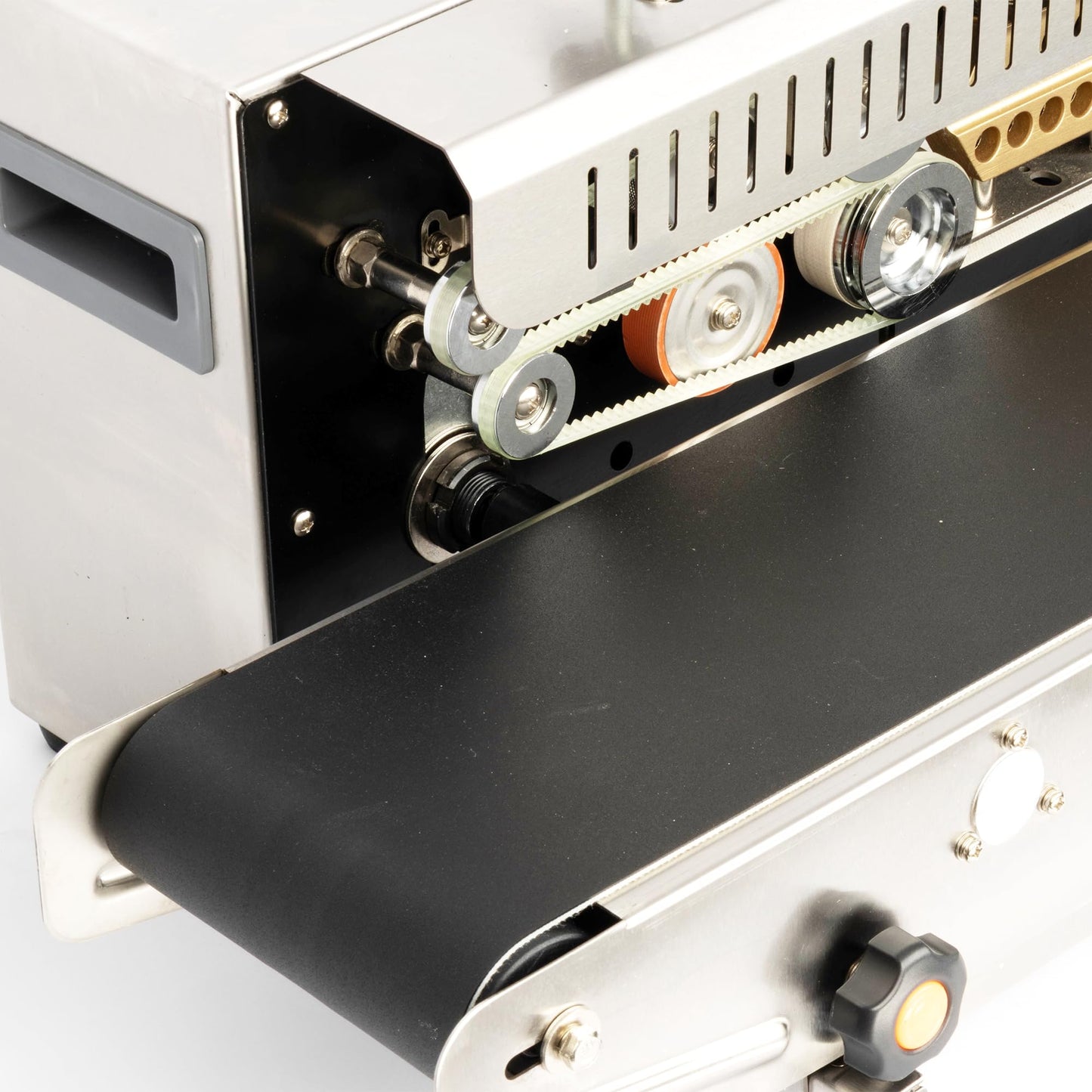 U.S. Solid Continuous Bag Band Sealer for Thick Bags Sealing Machine, Automatic Horizontal Band Sealer with Digital Temperature Control for PVC Bags Films Stamp Coding 110V/60HZ
