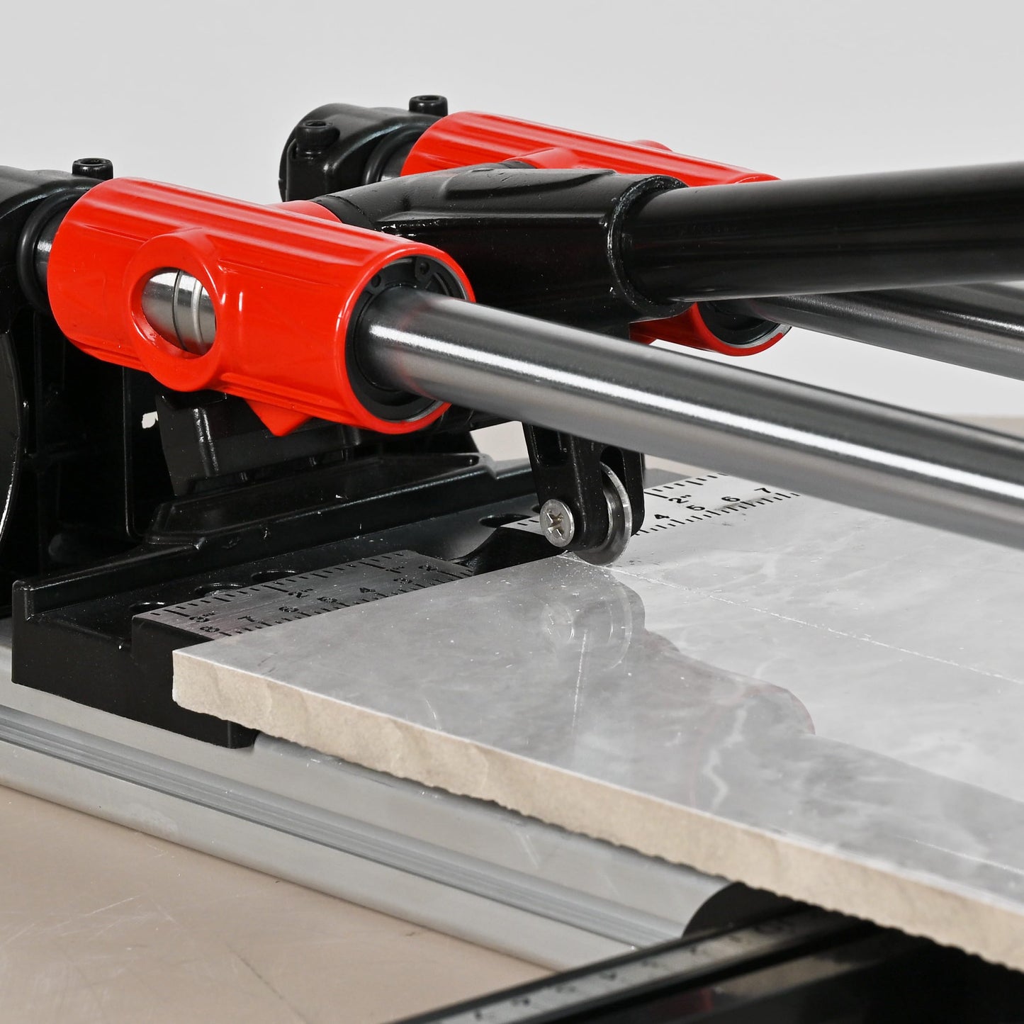 ROJOO 24 inch Double Guide Rails Manual Tile Cutting Machine Wide Aluminum Bottom Plate Ceramic Porcelain Floor Tile Cutter Heavy Duty 600mm/60cm R2818T060