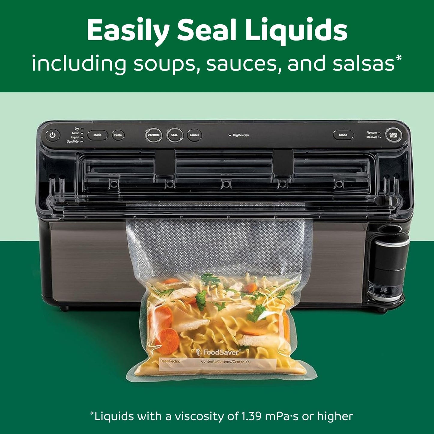 FoodSaver Elite All-in-One Liquid+™ Vacuum Sealer with Bags
