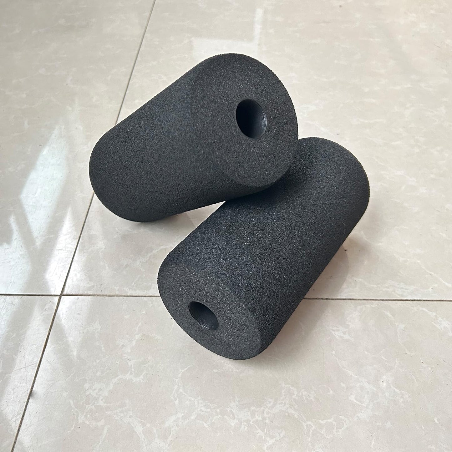 High Density Foam Roller, Replacement Foam Foot Pads for Home Gym Exercise Machines Equipments, Weight Bench Leg Extension Curl Attachment