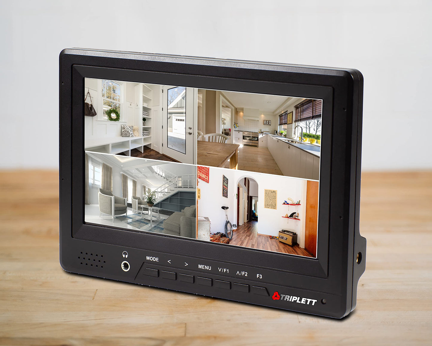 Triplett HDCM-4K Ultra-Compact 7-inch HD 4K Security Test Monitor with HDMI, Composite BNC-In/BNC-Out, and Component BNC
