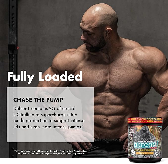 Anabolic Warfare Defcon1 High Stim, High-Intensity Pre-Workout Powder (Fruit Explosion, 20 Servings)