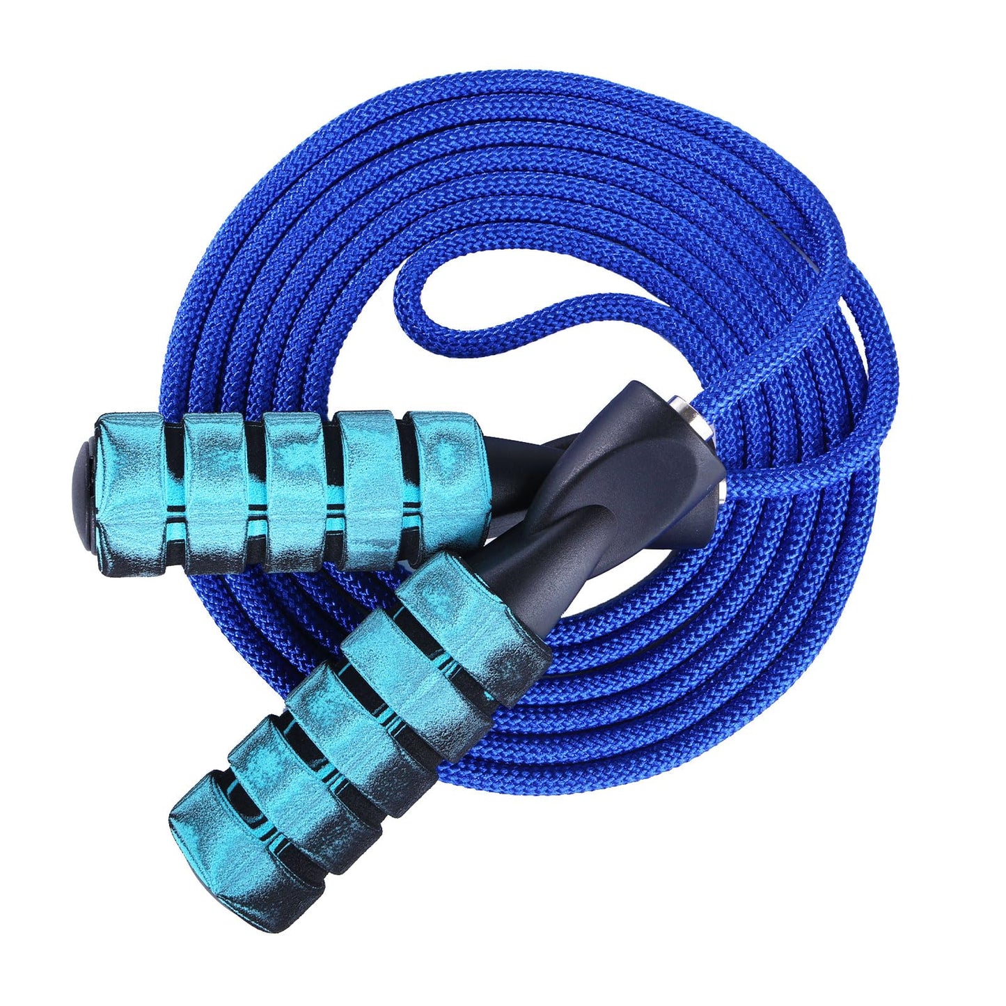 Jump Rope with Adjustable Length Cotton Rope Double Bearing Skipping Rope for Women Men Kids Jumprope Suitable Home, Gym, School Workout Equipment for Fitness & Weight Loss