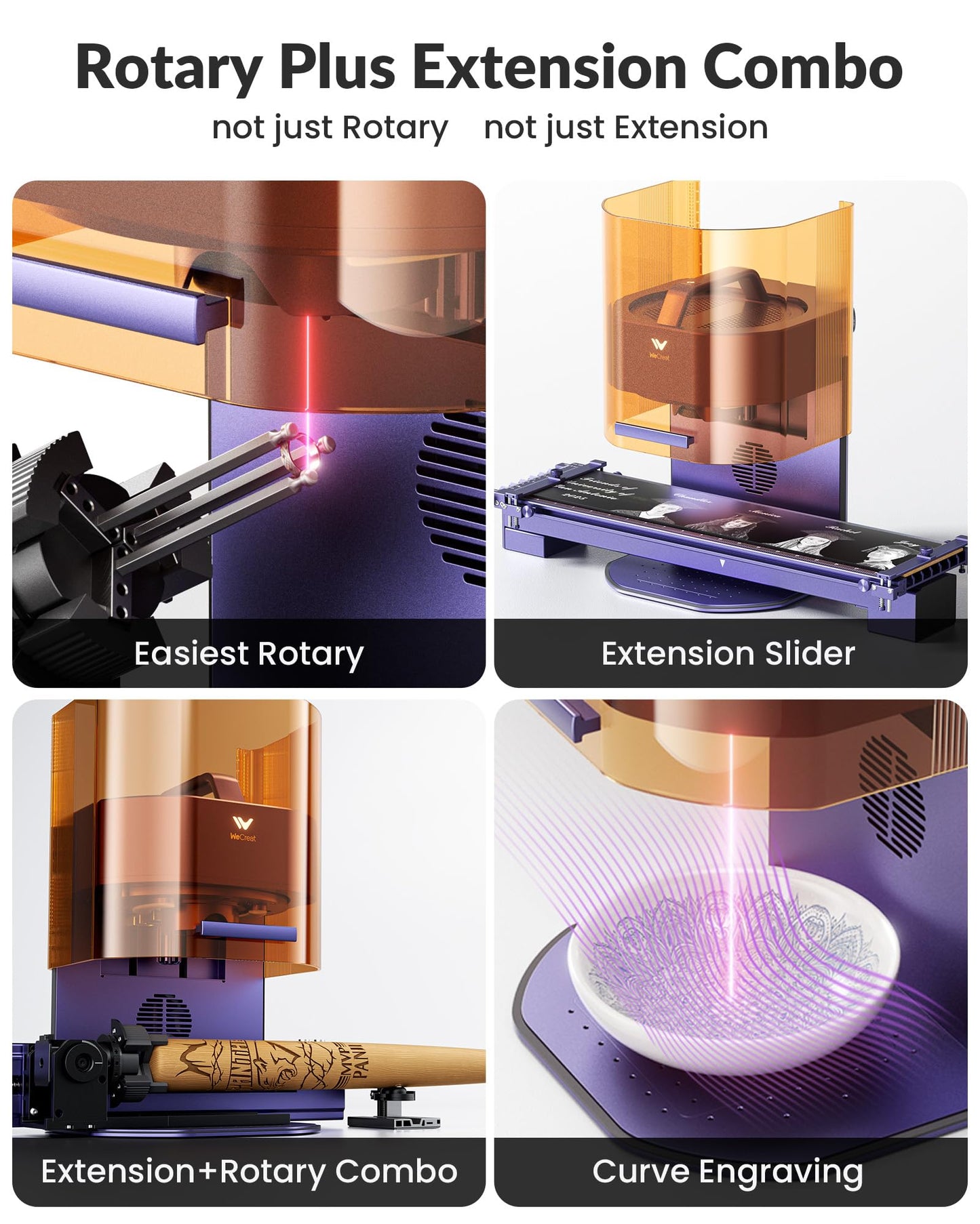 WECREAT Lumos Portable Laser Engraver, 3W IR & 10W Diode, Built-in 50MP Camera, Color Marking on Metal, 4000mm/s Fast, Auto/Manual Focus, Dual Laser Engraver Machine for Jewelry DIY Design Craft Fair
