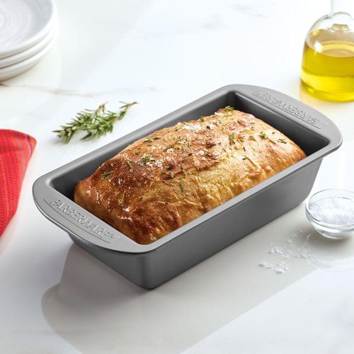 Farberware Nonstick Bakeware | 9-Inch x 5-Inch Gray Loaf Pan for Effortless Baking