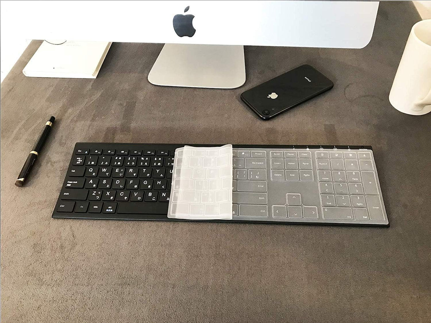 seenda WGJP-038: B07SQP1GHC, B07L2LS9SK, B07FRDBYNM Keyboard Cover for Full Size Keyboard and Mouse (Keyboard Cover
