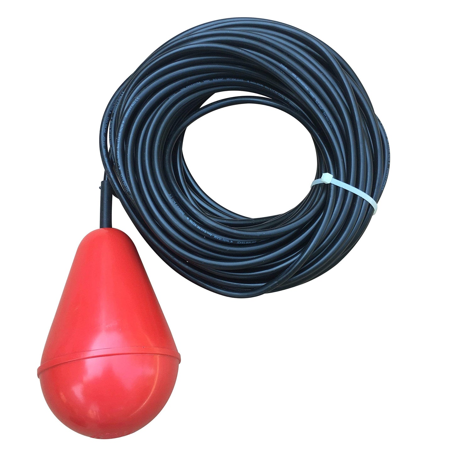 SludgeBoss™Heavy Duty Sump Pump Float Switch For Water Level Float Switch Systems – 100ft Cable, Ip68 Rated, Built For Sewage, Solids And Thick Liquids For Reliable Pump Control