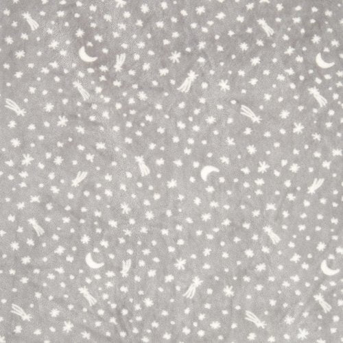 aden + anais Essentials Easy Sleeping Bag, 100% Polyester Snuggly Velboa, Wearable Baby Blanket, TOG 1.5, Medium, 6-18 Months, Winter Sky