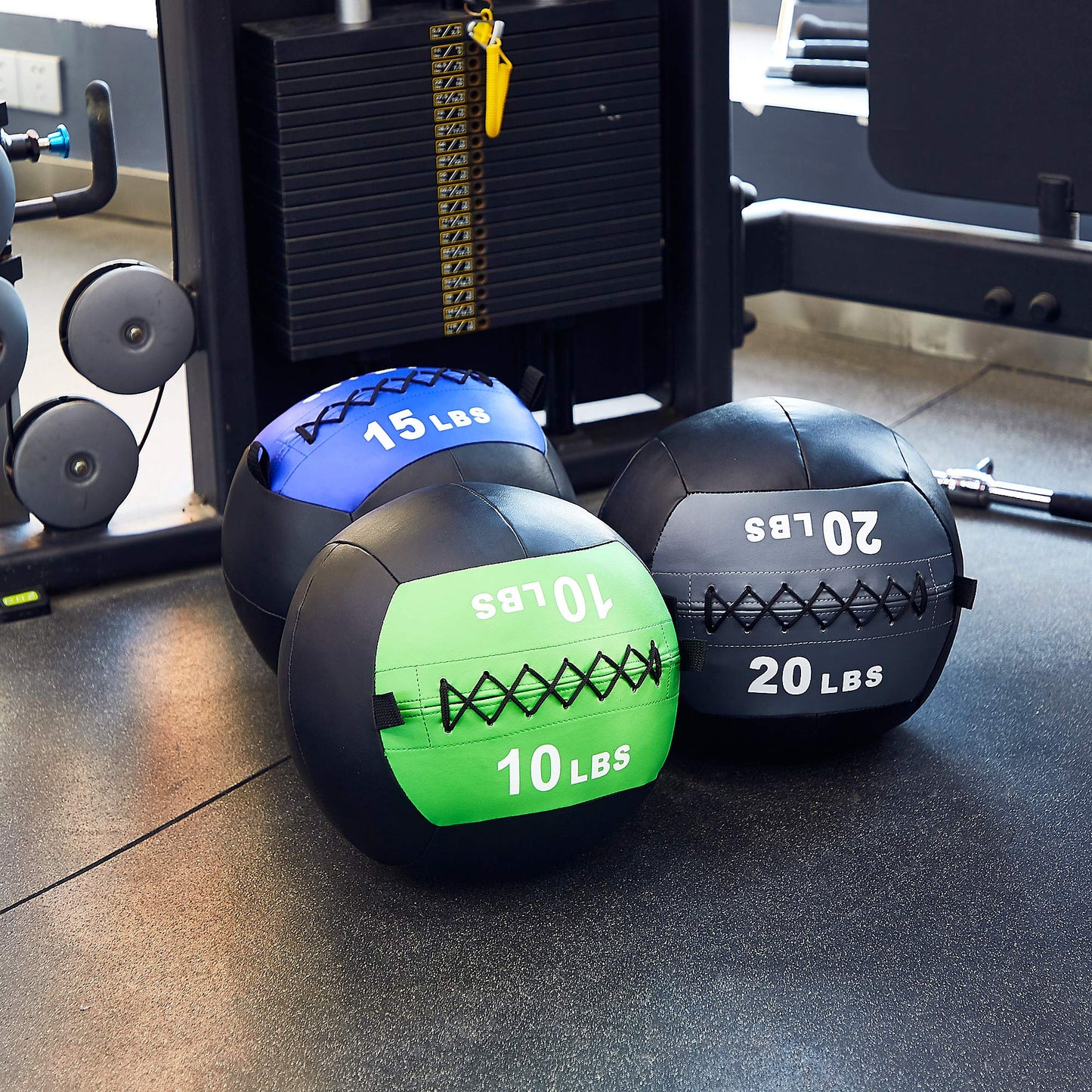 Fitvids Workout Exercise Fitness Weighted Medicine Ball and Wall Ball, 20 Pounds
