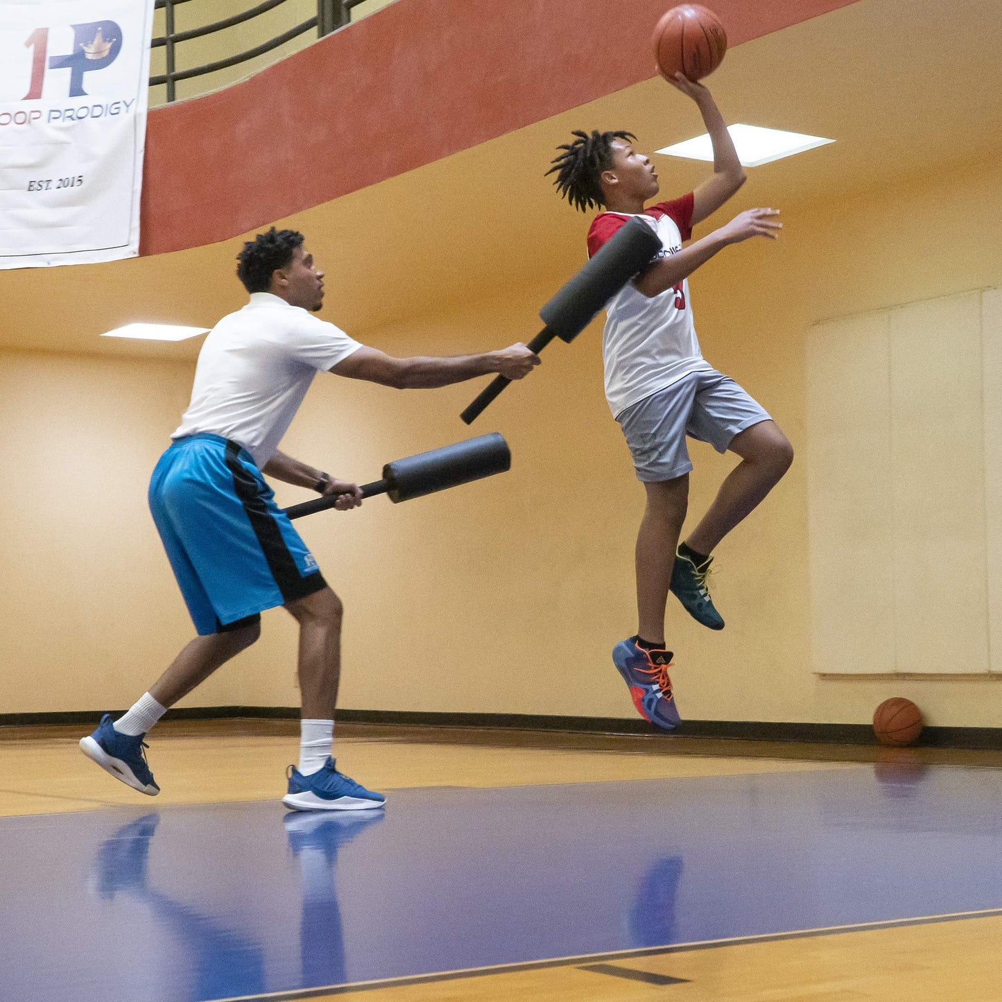 GoSports Padded Blocking Guards - 2 Pack, Great Defender Simulation for Martial Arts & Sports Training (Basketball, Football, Lacrosse, MMA and More)