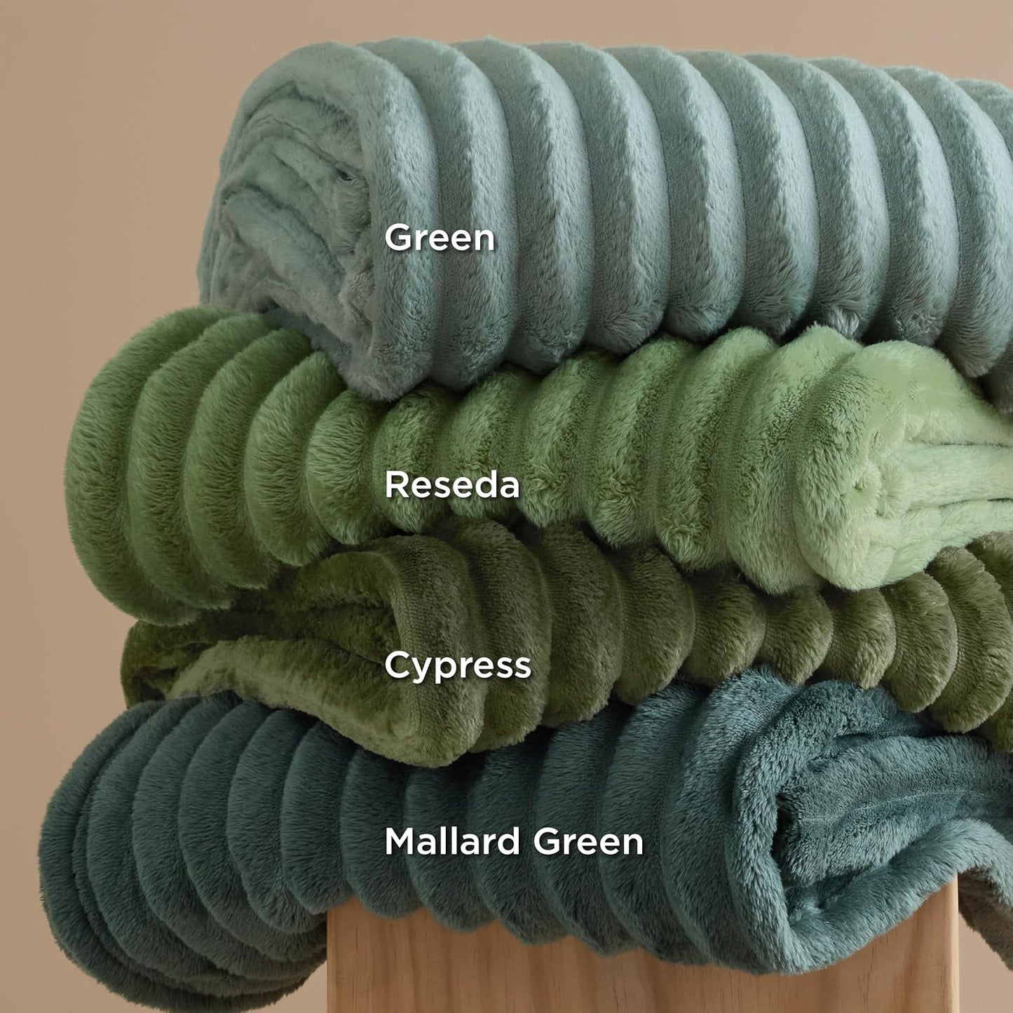 Bedsure GentleSoft Twin Blanket - Cozy Mallard Green Throw for Women | Soft, Large 66x90 Inches