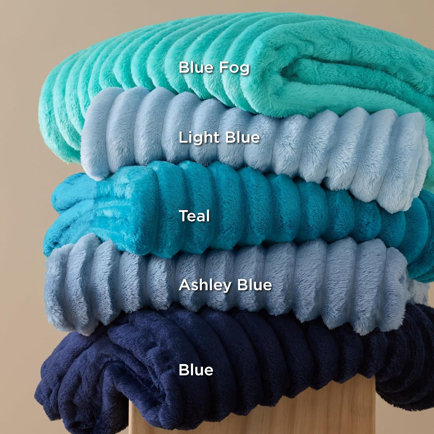 Bedsure GentleSoft Throw Blanket - Cozy Blue Couch Blanket, Perfect for Women & Girls, 50x70 Inches