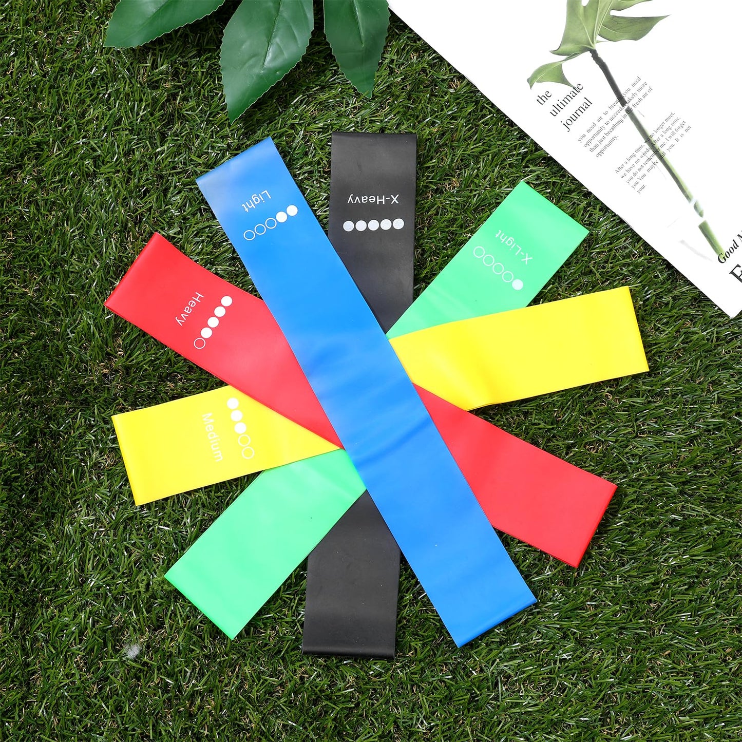 20 Pcs Resistance Bands for Women Men 10-50 Lbs 5 Different Resistance Levels Loop Exercise Bands for Leg Working Gym