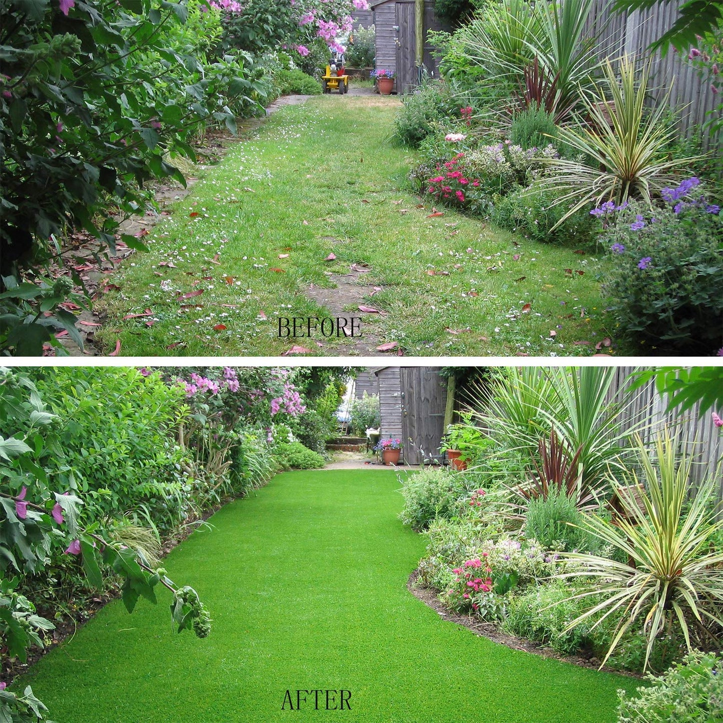 Goasis Lawn Artificial Grass Turf Lawn - 7FTX12FT(84 Square FT) Indoor Outdoor Garden Lawn Landscape Synthetic Grass Mat