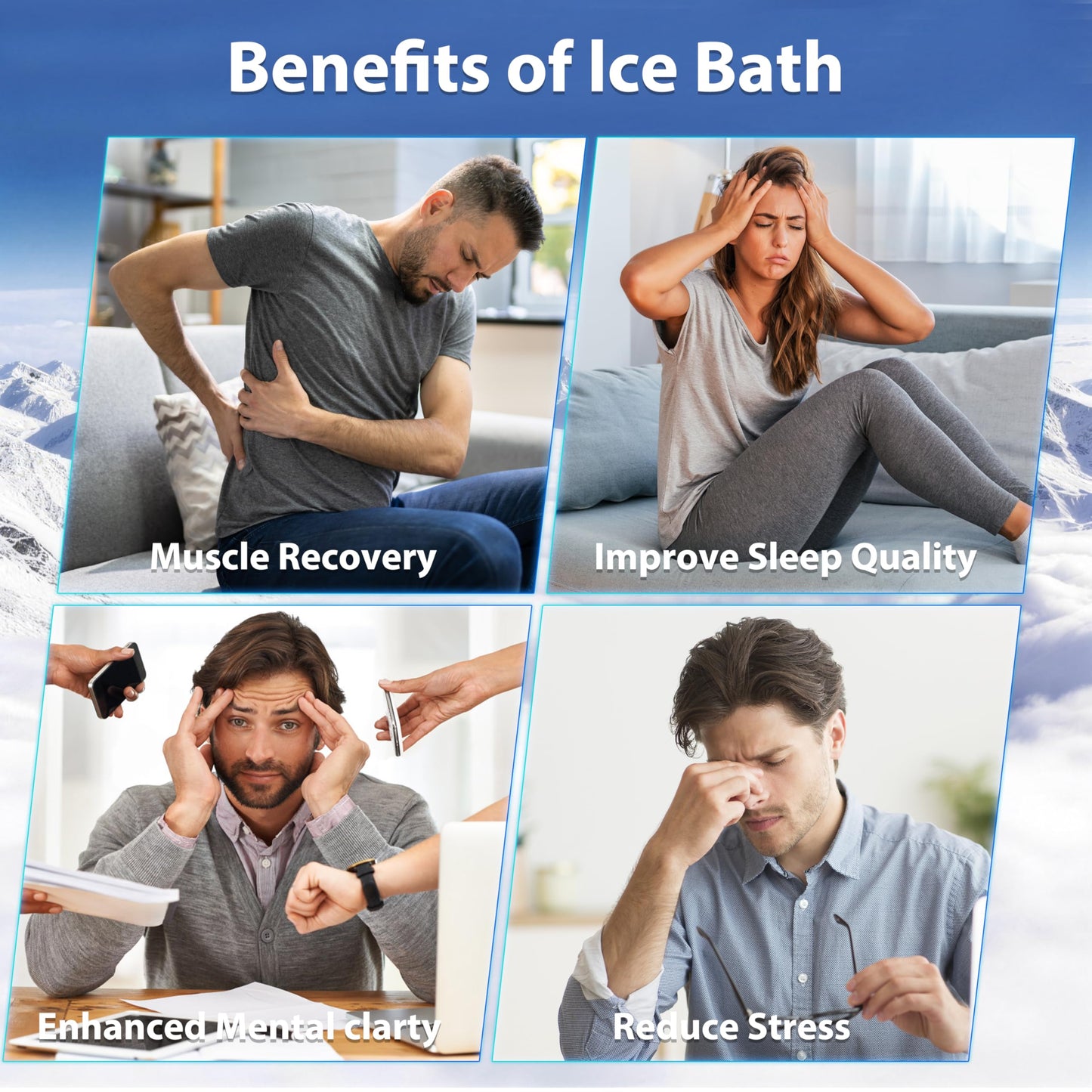 Upgraded 1/2 HP Cold Plunge Chiller, Professional Ice Bath Water Chiller for Cold Plunge Tubs, Built-in Filter & Pump, Insulated Hoses, Powerful Cooling for Cold Therapy Recovery & Home Use (1/2 HP)