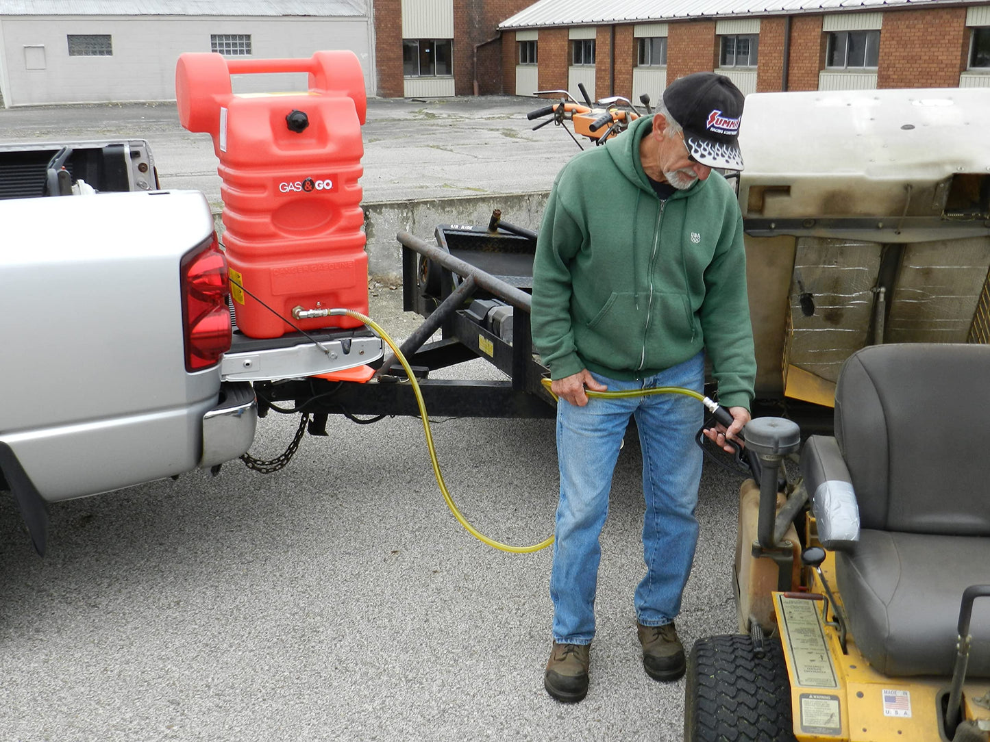Gas & Go GG-15PFC 15 Gallon Poly Fuel Cart