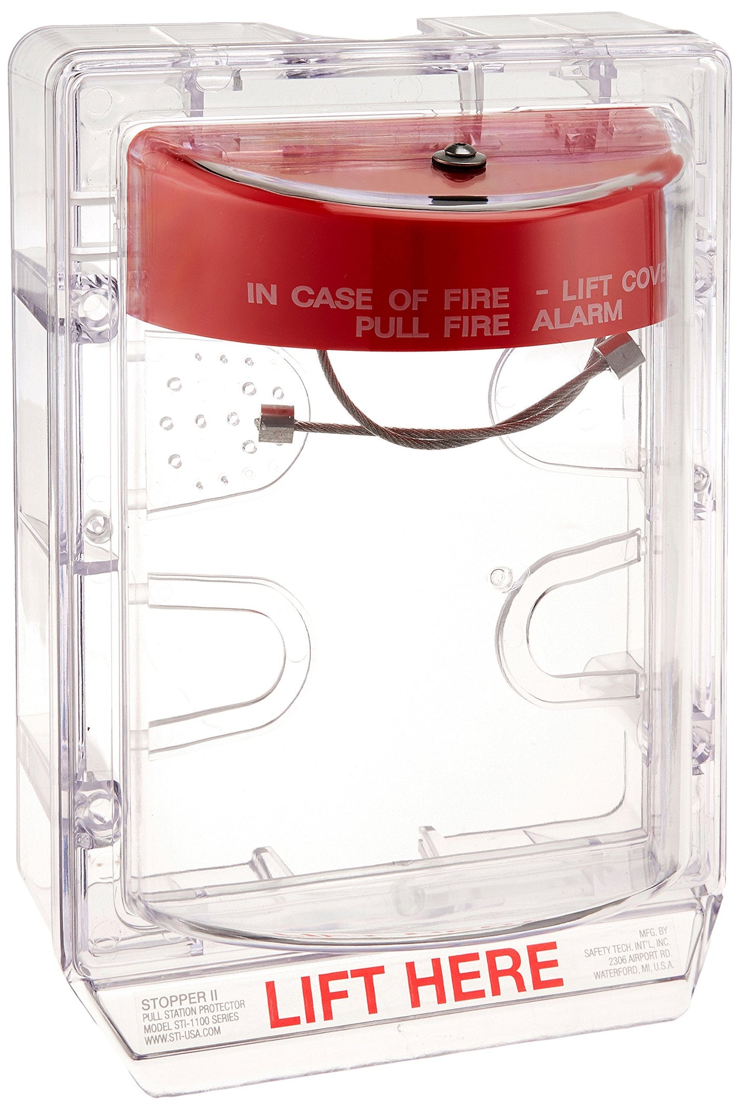 Edwards Signaling STI-3150 Weatherproof Box for Surface Mounting Fire Pull Stations