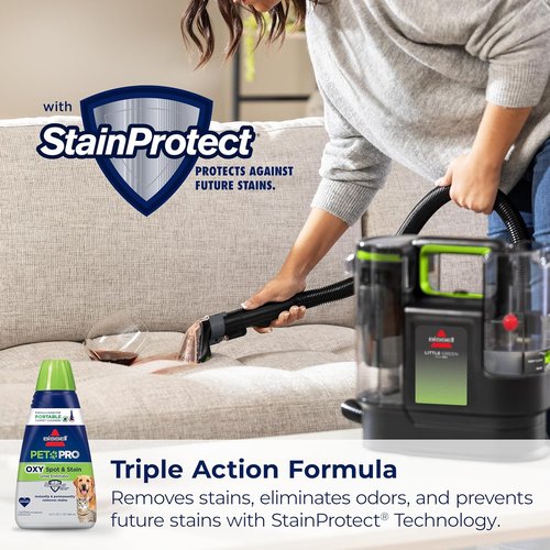 BISSELL® Little Green® Max Pet SmartMix Portable Carpet Cleaner - Deep Clean with Self-Cleaning Tool | 38572