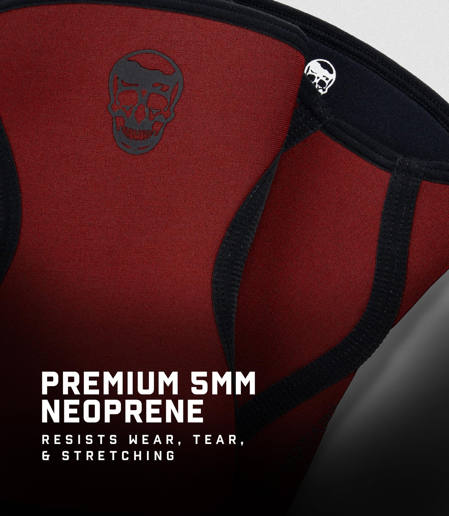 Gymreapers 5MM Knee Sleeves for Weightlifting, Squats, Powerlifting, and Functional Training – Compression Knee Support for Men & Women – Joint Protection & Recovery – Pair (Red, XX-Large)