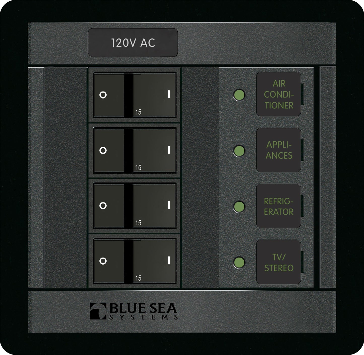 Blue Sea Systems 1210 120 Volt AC 4 Position, Beige