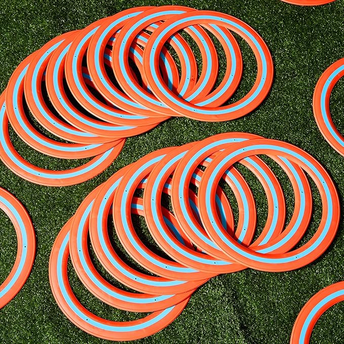 Jenaai 20 Pcs Flying Disc for Kids 10 Inch Flying Ring Adults Pool Disc for Family Outdoor Beach Lawn Backyard Garden Sport Playing Toss Game Gift