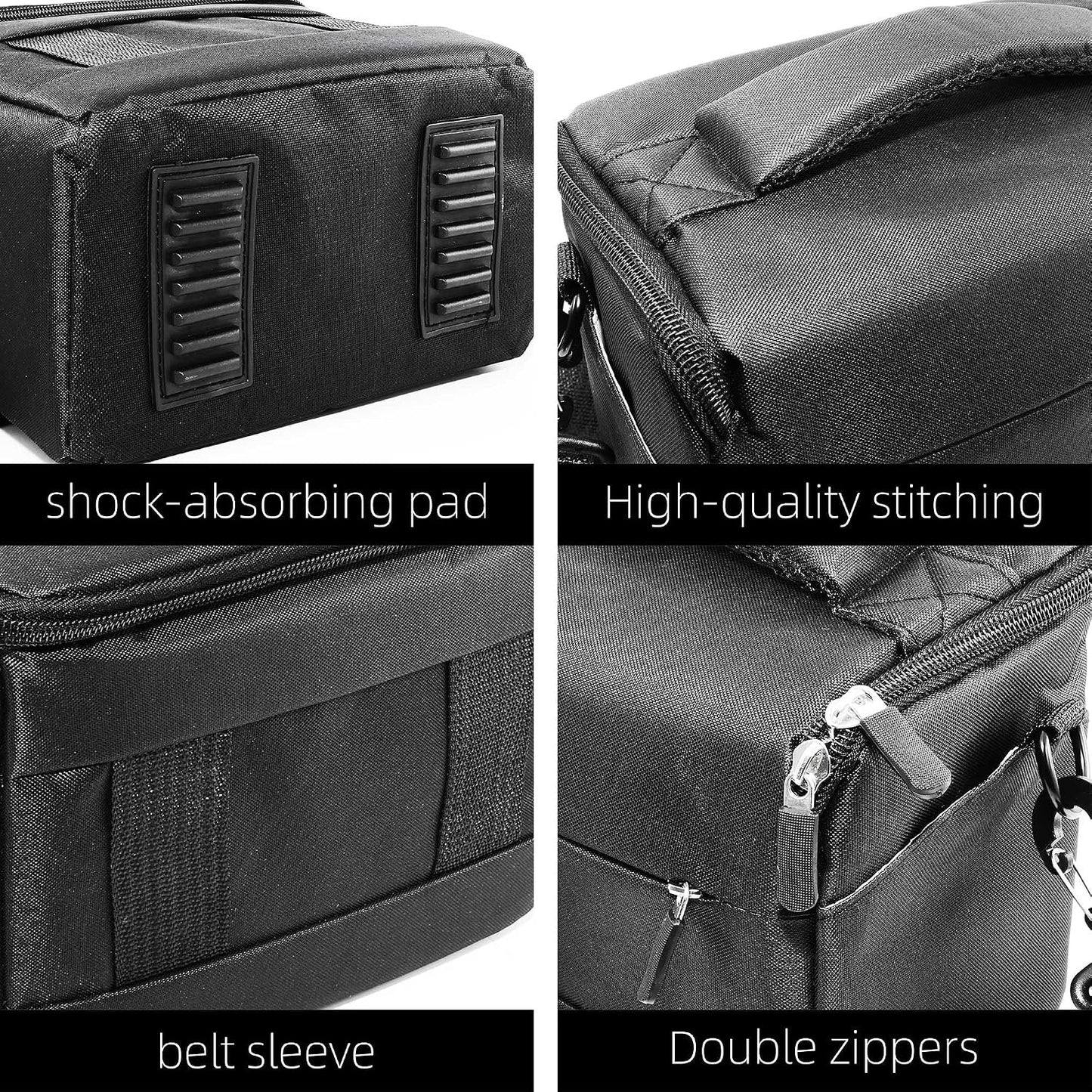 Compact Camera Bag Stylish, Shockproof, Versatile Shoulder Case for Men/Women DSLR, Mirrorless, and Digital Cameras