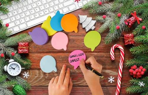 Bubble Sticky Notes - 3x3 Inch, 8 Pads of Super Cute Bright Colors | Strong Adhesive & Clean Removal, 82 Sheets Each