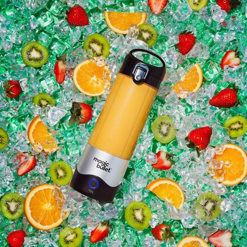 Magic Bullet Portable Blender - Compact 16 oz Silver Blender for Smoothies & Shakes