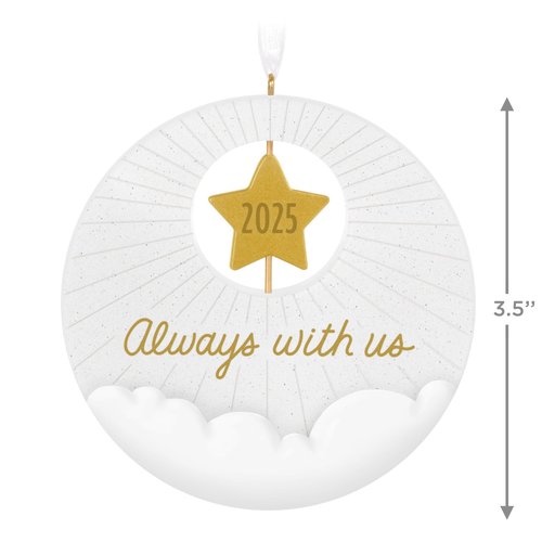 Hallmark Keepsake Christmas Ornament, Always with Us 2025, Remembrance Gifts