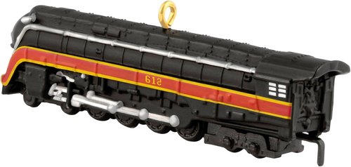 Hallmark Keepsake Mini Christmas Ornaments - Lionel Norfolk & Western Passenger Set | Gift for Train Lovers (Set of 3)