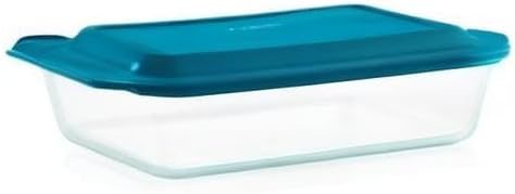 Pyrex Deep 9x13-Inch Glass Baking Dish - Versatile Casserole Dish with Lid | Oven, Freezer & Microwave Safe