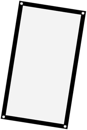 16:9 16:9 (40 inches) Projection Screen, Non Crease White Projector Screen, Thicken Portable Non Crease Soft White