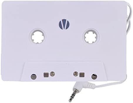Vivitar Infinite Cassette MP3 Audio Tape Adapter for Players, White