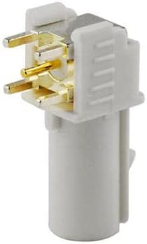 keisnoaja Fakra SMB B Male RF Coaxial Adapter, Fakra B Male PCB Mount Right Angle Connector for GPS Telematics