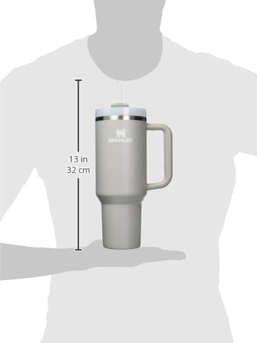 STANLEY Quencher H2.0 Tumbler - 30 oz Insulated Stainless Steel Cup with Handle & Straw | BPA-Free | Ash