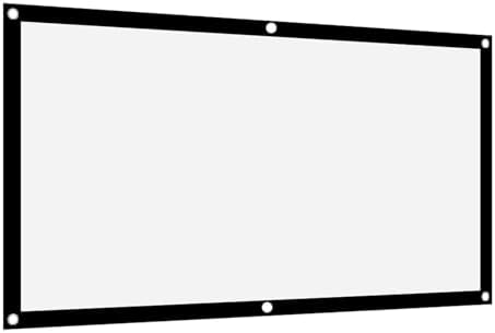 VBESTLIFE 60inch 16:9 60 inch Thicken Portable Non Crease Foldable Projection Screen,Soft White Polyester Projector