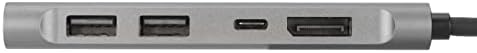 Sanpyl 4K 60Hz 60w 3 USB2.0 USB C Docking Station, USB C Hub USB C to DisplayPort Adapter, PD Charging Port, x USB C