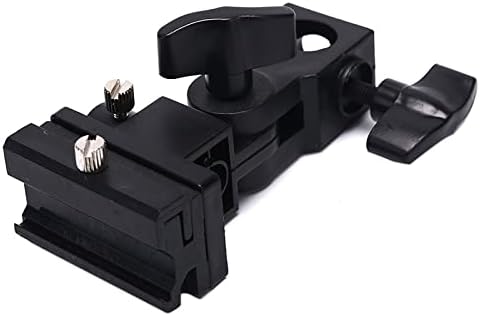 Leshareslect 1pc B-Type Flash Hot Shoe Bracket Tripod Umbrella Holder Swivel Light Stand Adapter Bracket B