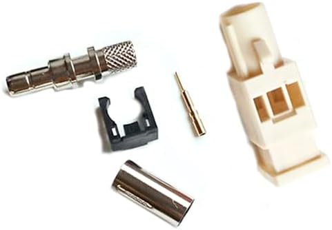 RG142 RG223 RF Coaxial Cable Connector, Fakra Video Connector I Male Cable Connector for Car XM Radio GPS Telematics