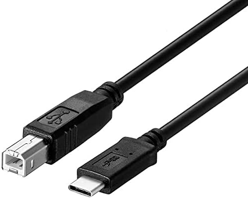 M1 6.6 Type C Printer Cable Compatible with MacBook Pro MacBook Air Mac Pro iMac Pro USB C to USB B Printer Scanner
