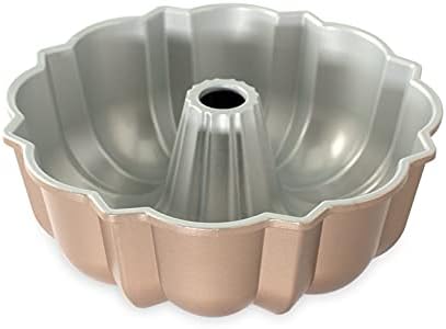 Nordic Ware 12-Cup Bundt Pan - Classic Toffee Finish for Perfectly Shaped Cakes