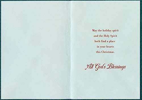 Designer Greetings White Candle - Love and Light Religious Christmas Card for Son & Daughter-in-Law
