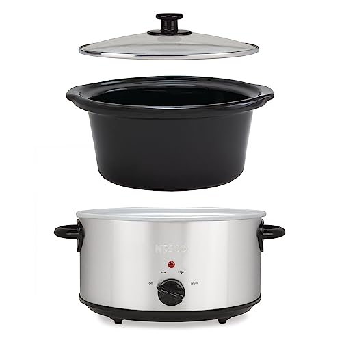 NESCO SC-4-25, Slow Cooker, 4 Quart, Silver