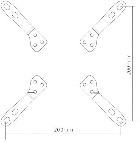201P 100x100mm 200x200mm 200x100mm 23" 42" Mount Plus Adapter Bracket Convert VESA to VESA and (Fits Most to Flat Panel